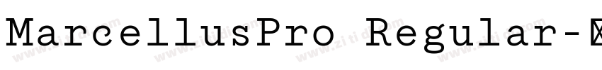 MarcellusPro Regular字体转换